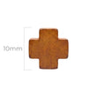 Cruz Pasador De Madera Café 10 x 10mm