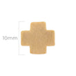 Cruz Pasador De Madera Beige 10 x 10mm
