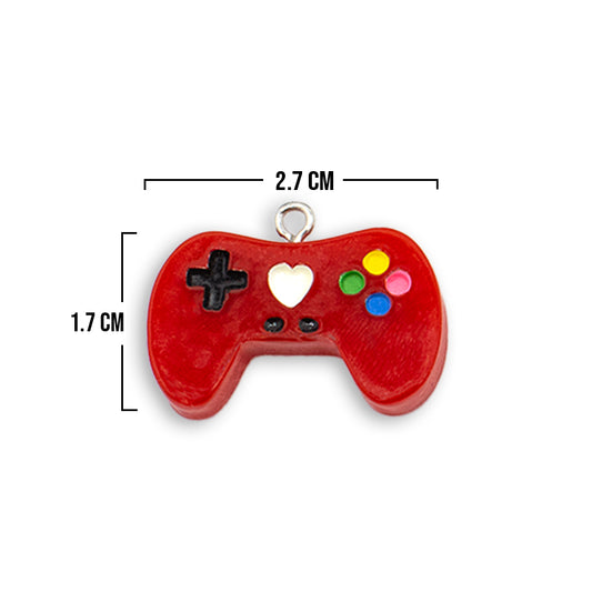 Dije Control Rojo Acrílico