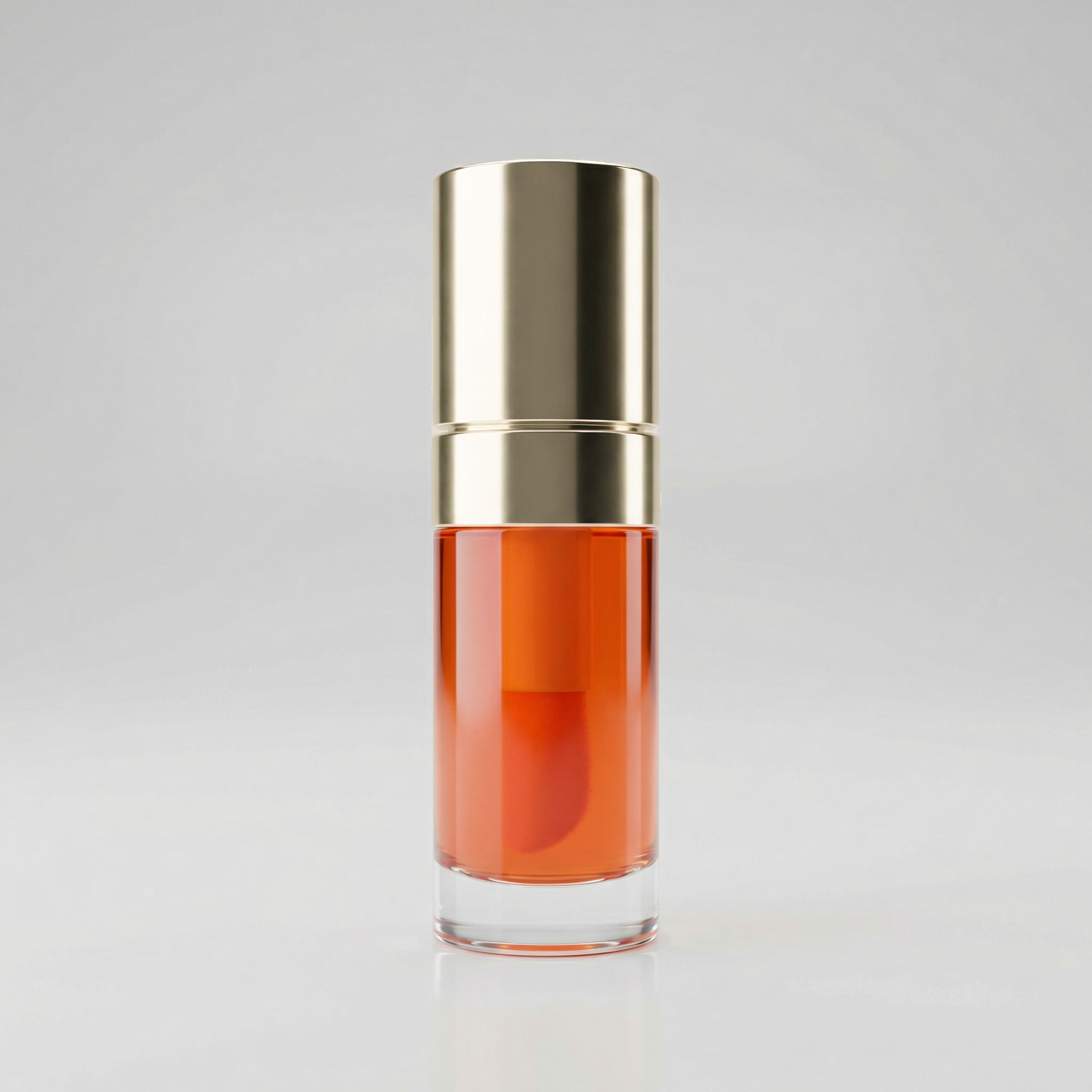 Lip Gloss Con Color - Aplicador Grueso Gege Bear (Naranja)