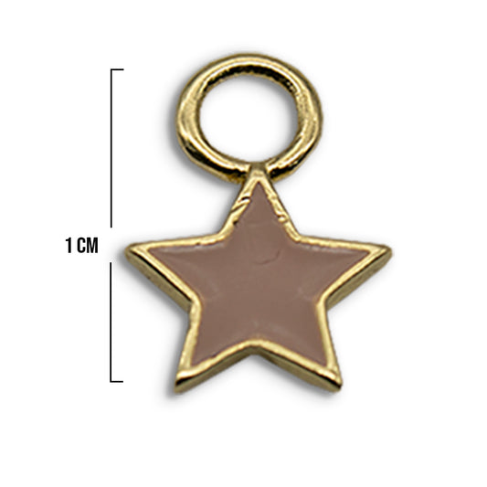 Dije Estrella Cafe Rodinado