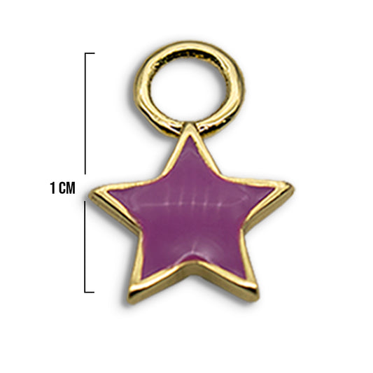 Dije Estrella Morado Rodinado