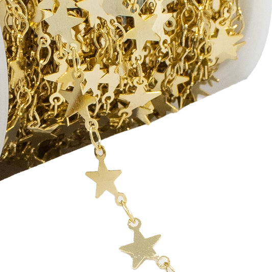 Cadena Estrella De Gold Filled X Metro