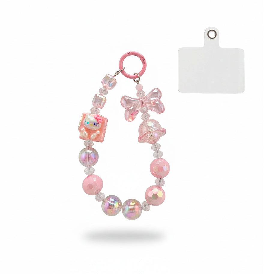 Llavero Rosado Galleta Hello Kitty