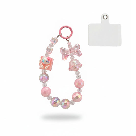 Llavero Rosado Galleta Hello Kitty