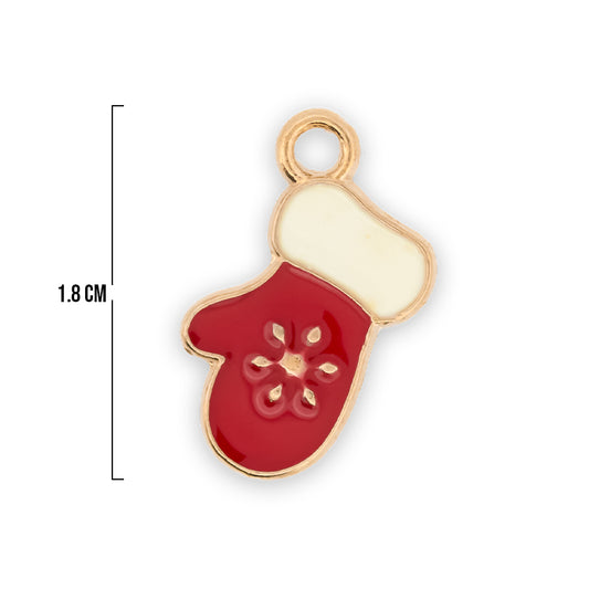 Dije Guante Navideño 20 Rodinado