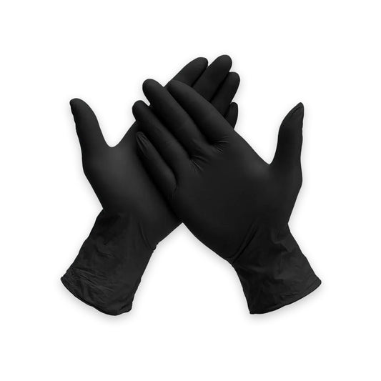 Guantes De Nitrilo Negro x Par