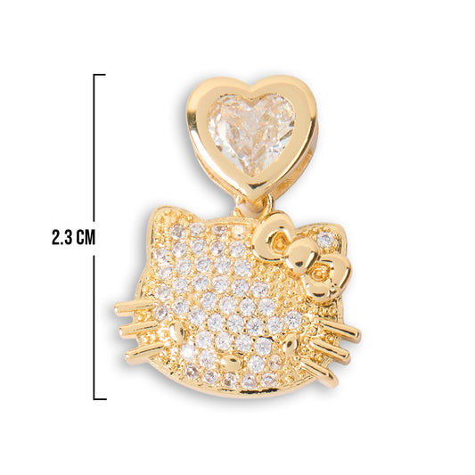 Dije Hello Kitty Dorado Rodinado