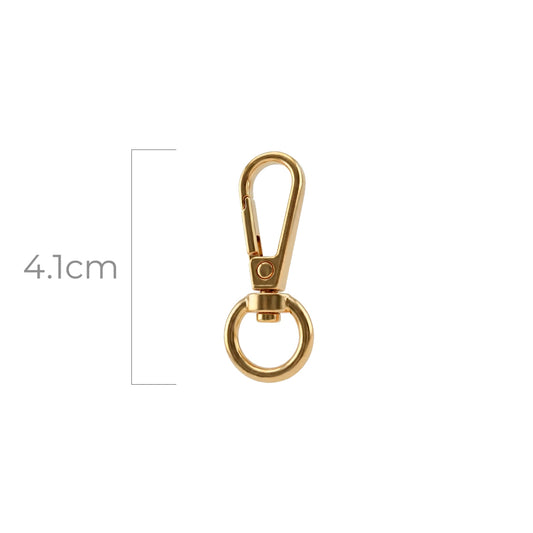 Herraje Mosquetón Multiusos Dorado