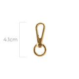 Herraje Mosquetón Multiusos Dorado