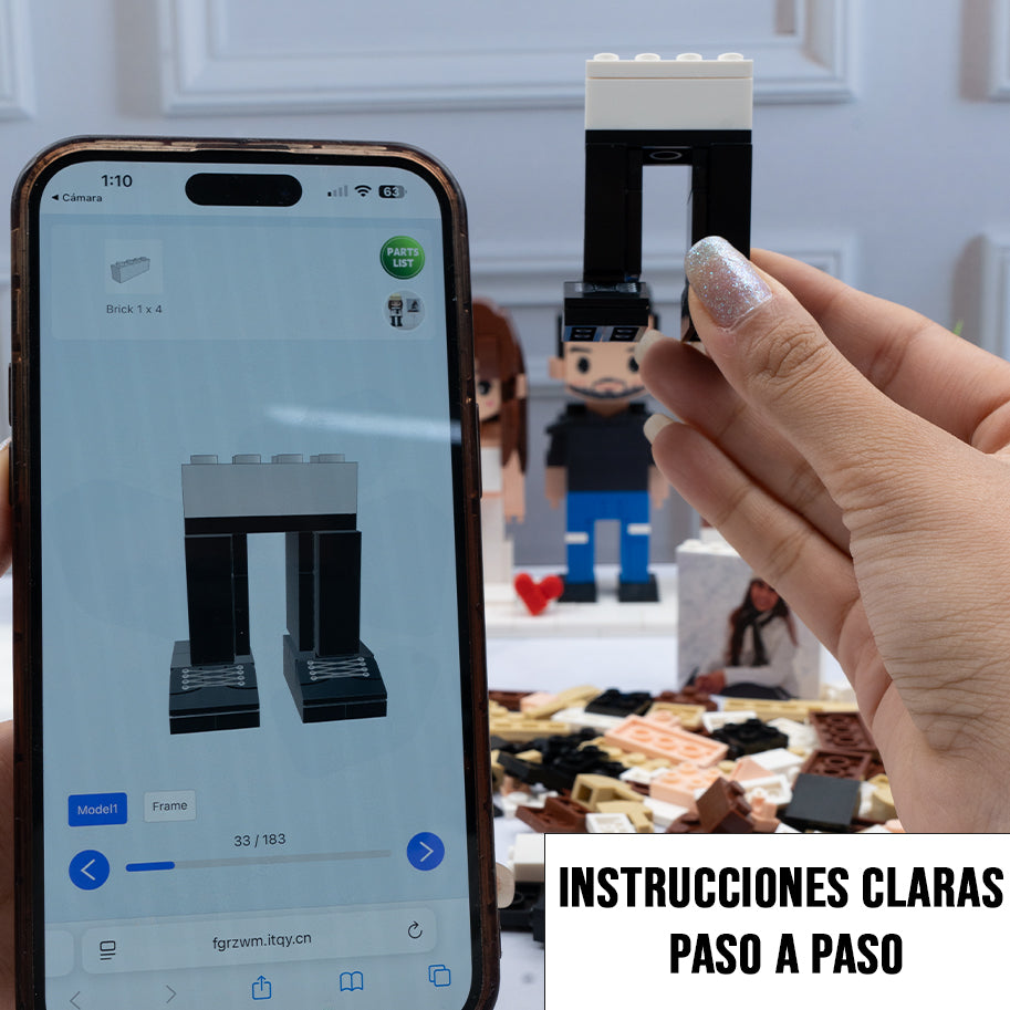 Armabrics 1 Persona Cumpleaños + Foto + Base y Envío Gratis