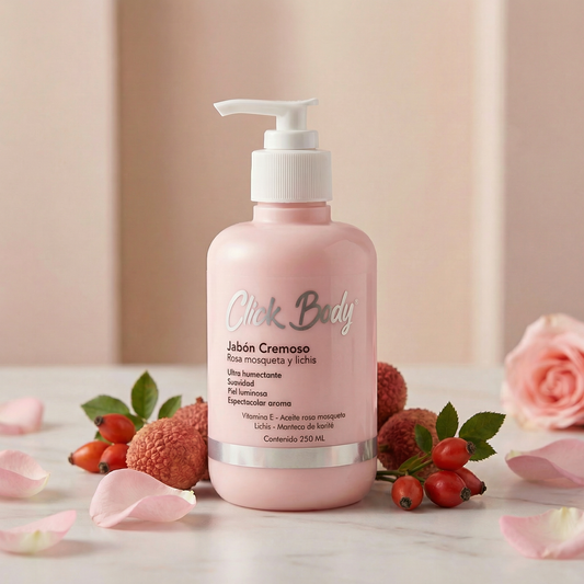 Jabon Cremoso Rosa Mosqueta Click Hair x 250ml