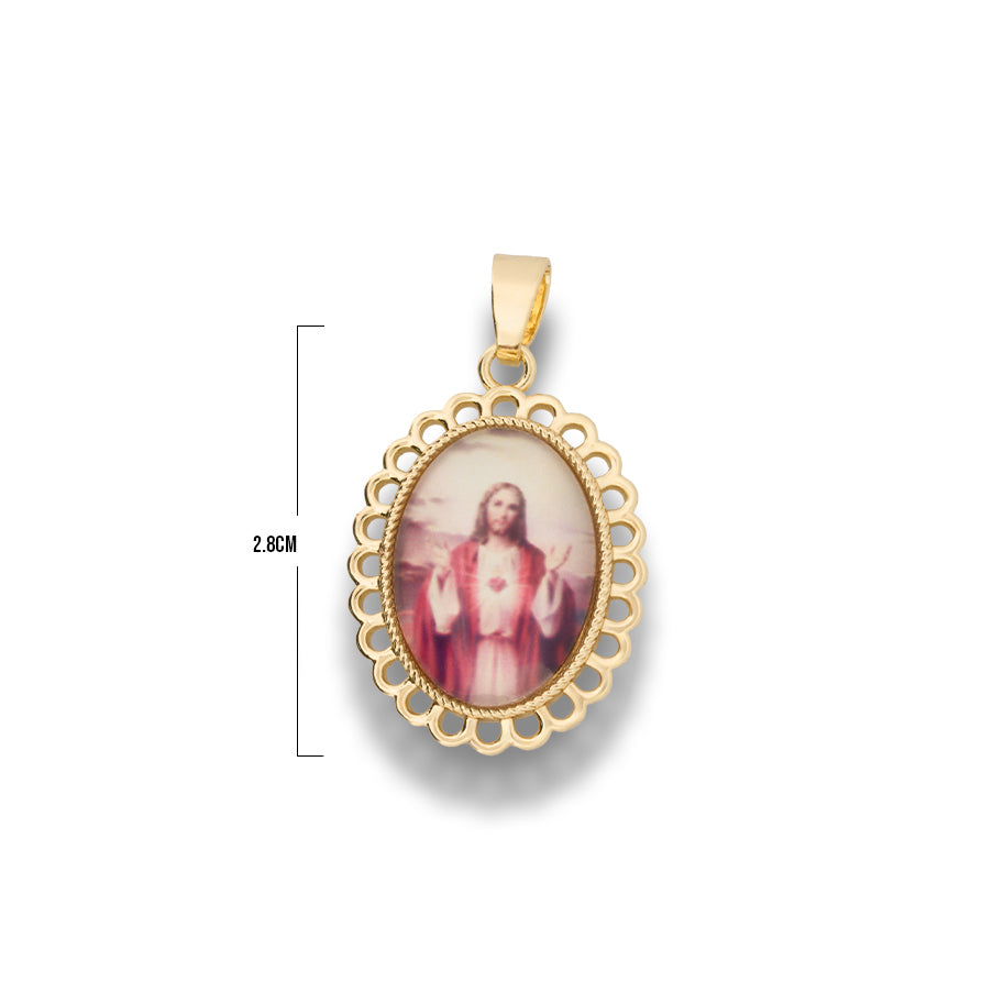 Dije Jesús Para Recamar Dorado Rodinado