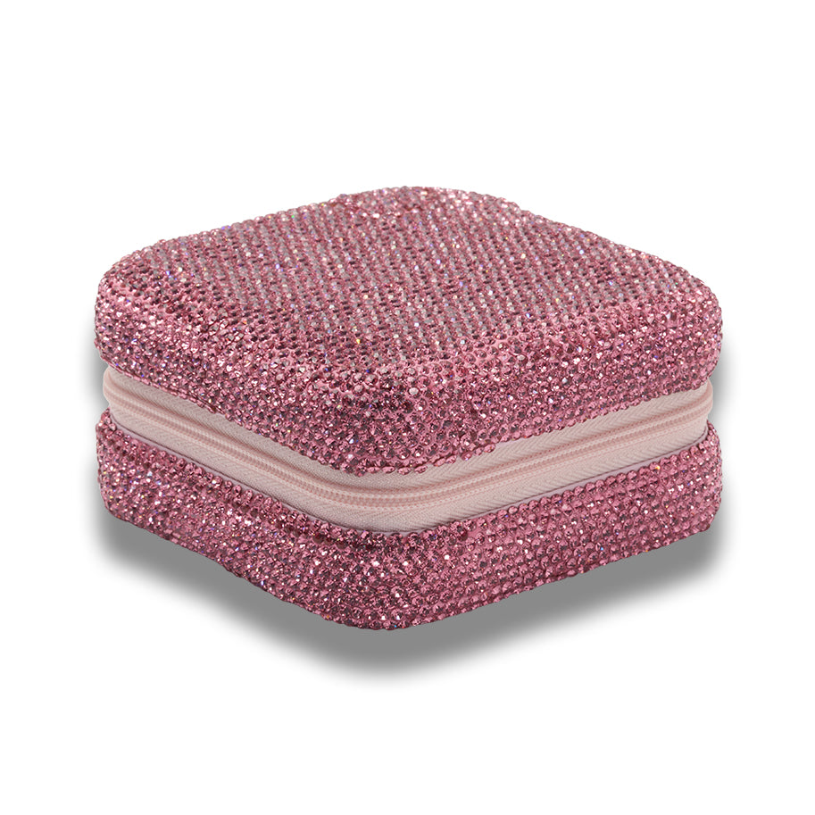Joyero Deluxe Rosado Con Espejo