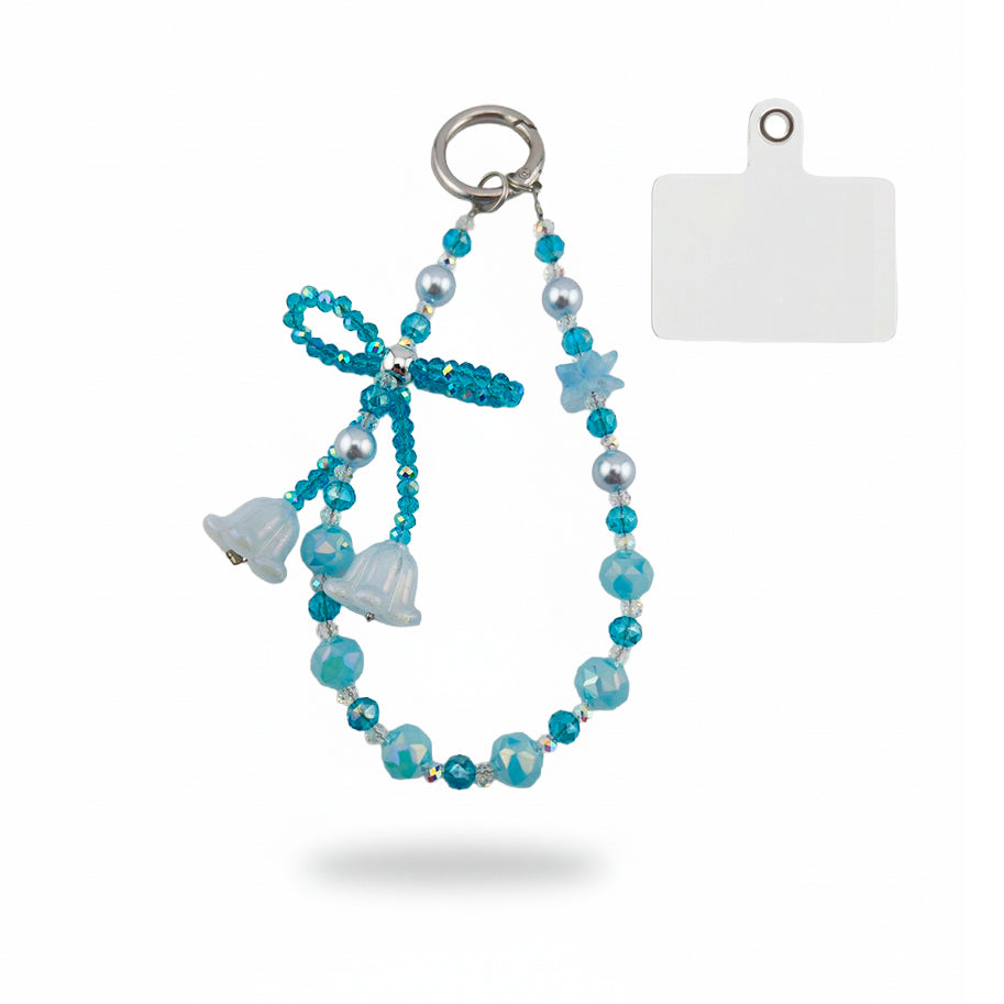 Llavero Flor Campana Azul