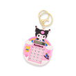Llavero Kuromi Calculadora Frontal y Juego Trasero Rosado