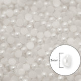 Media Perla Plástica 3mm Blanca x 10.000 Unidades