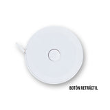 Cintra Metrica Redonda Retractil Blanca x150 cm
