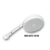 Cintra Metrica Redonda Retractil Blanca x150 cm