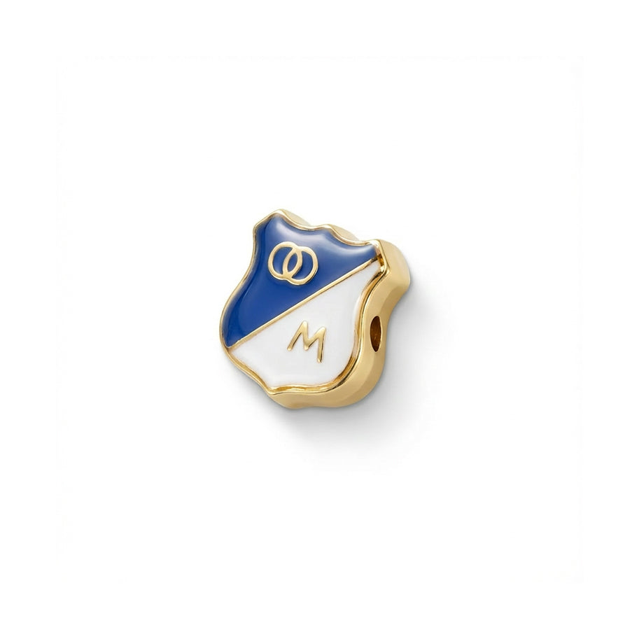 Dije Escudo Millonarios Gold Filled