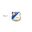 Dije Escudo Millonarios Gold Filled