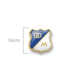 Dije Escudo Millonarios Gold Filled