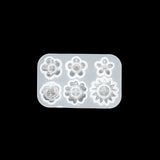 Molde De Silicona Flores 8 x 5 Cm Para Resina