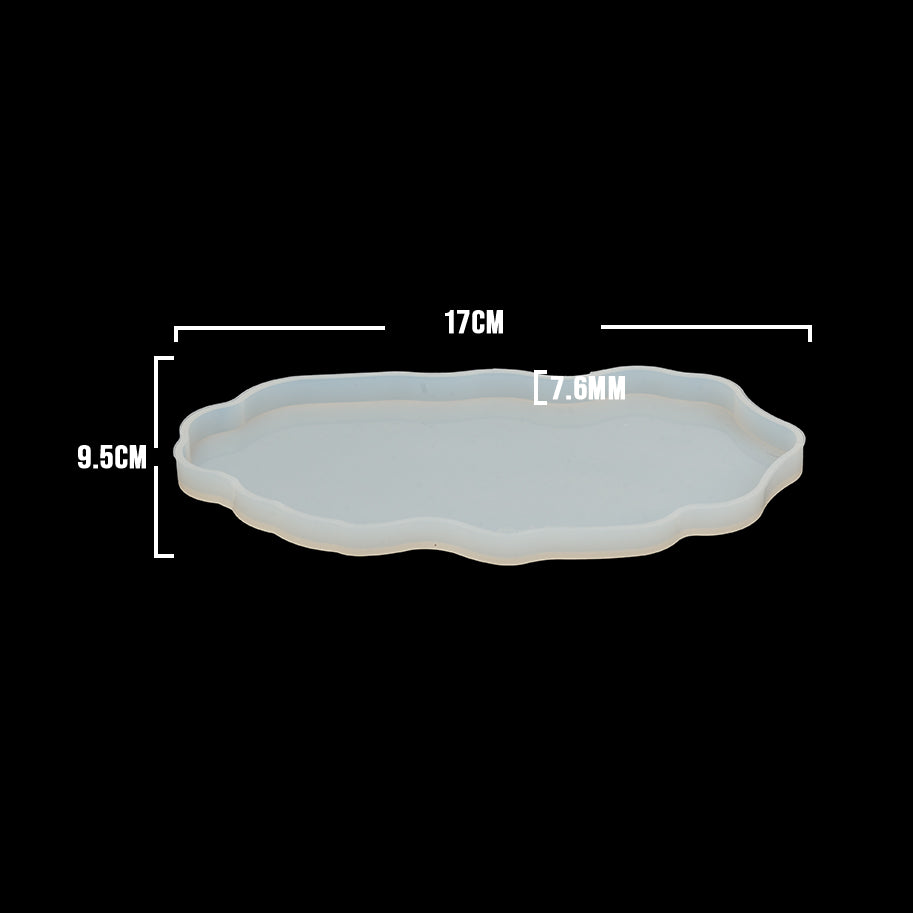 Molde De Silicona 01 Irregular Para Resina
