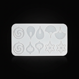 Molde De Silicona Aretes 24cm x 14cm Para Resina