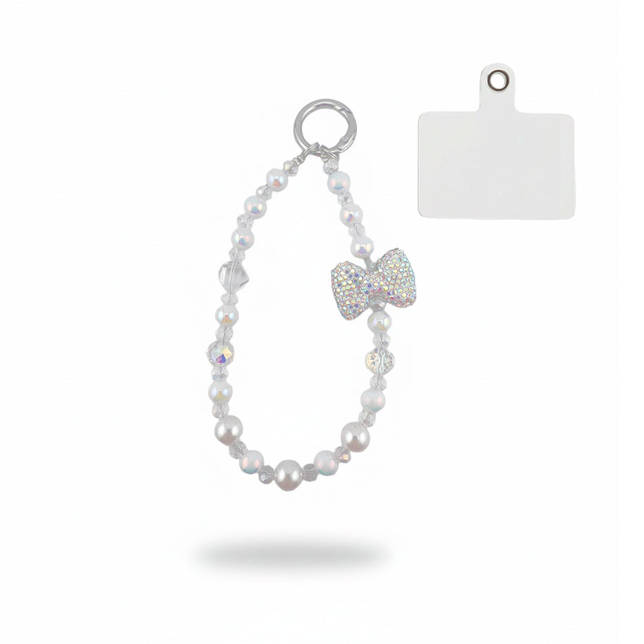 Llavero Moño Piedras Blanco