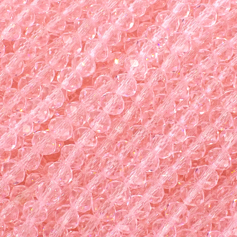 Sarta Murano 3mm / Rosa Brillante / 26 – Santorini Bisutería