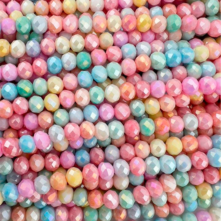 Murano Redondo Exclusivo 6mm Colores Pastel