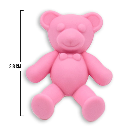 Dije Oso Grande Rosado Acrílico