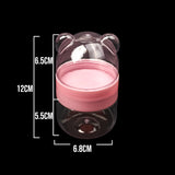 Organizador Plástico Doble Osito Rosado