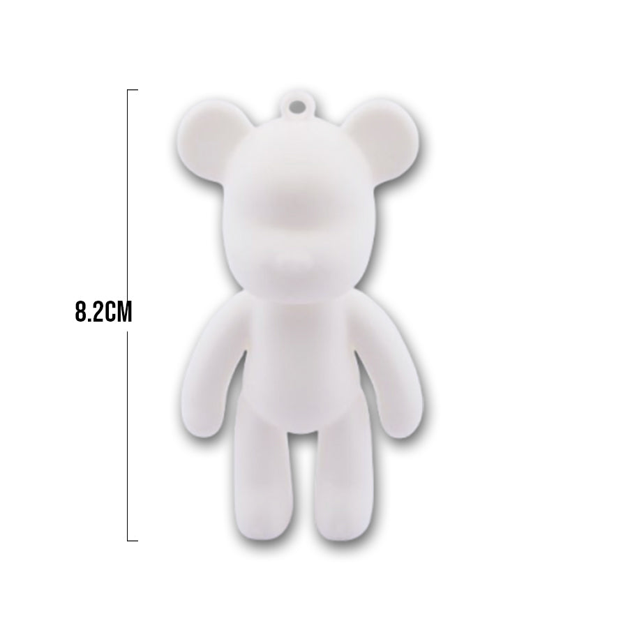 Llavero Oso KW Lila + DIY Kit Decorativo