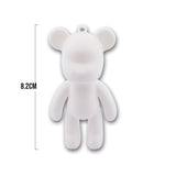 Llavero Oso KW Blanco + DIY Kit Decorativo