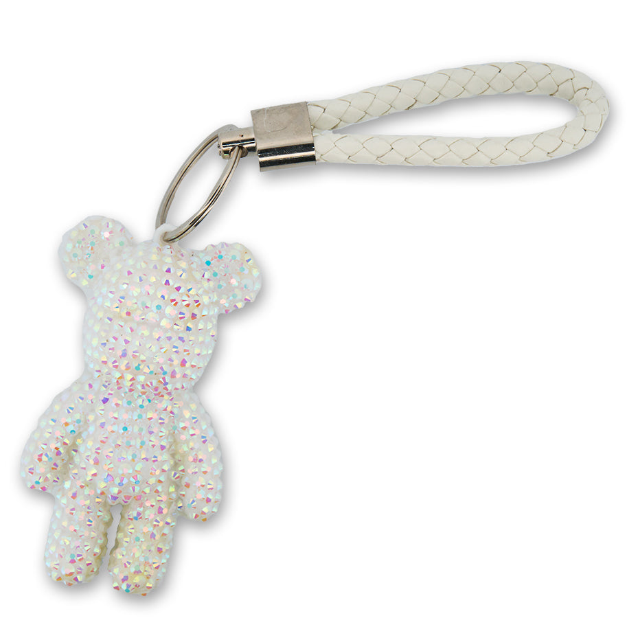 Llavero Oso KW Blanco + DIY Kit Decorativo