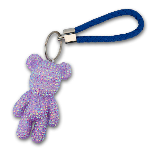 Llavero Oso KW Lila + DIY Kit Decorativo
