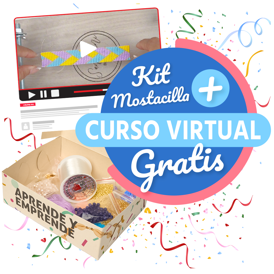 Kit de Telar y Mostacilla + Curso Virtual Gratis