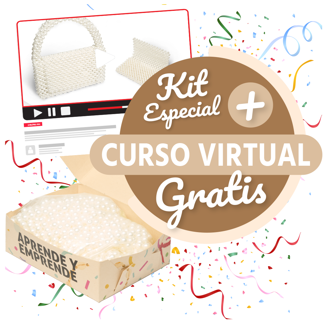 Kit Especial De Bolso y Tarjetero + curso virtual gratis