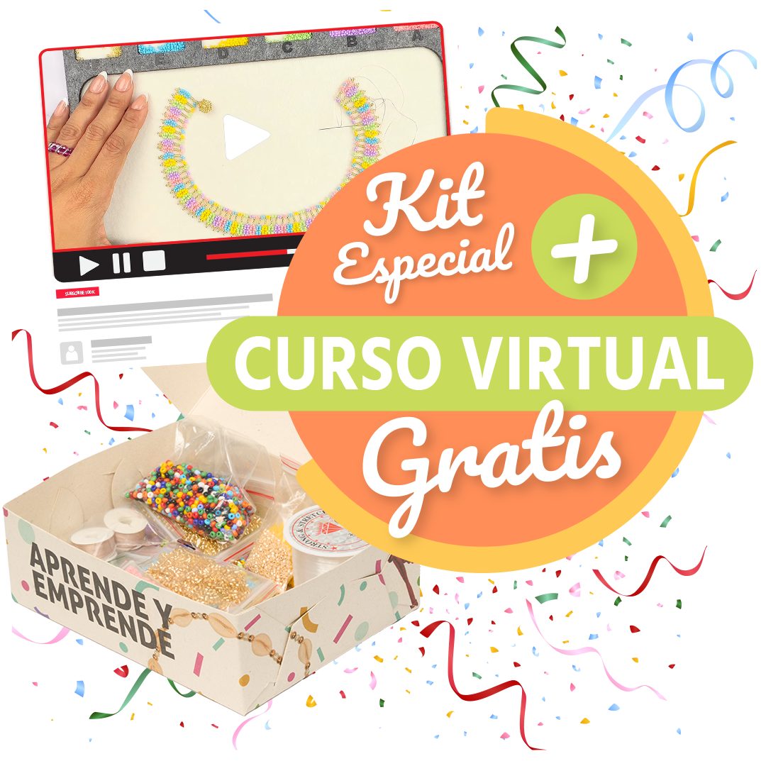 Kit Especial Miyuki y Mostacilla + Curso Virtual Gratis