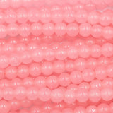 Perla de Vidrio 4mm / Rosa / 14