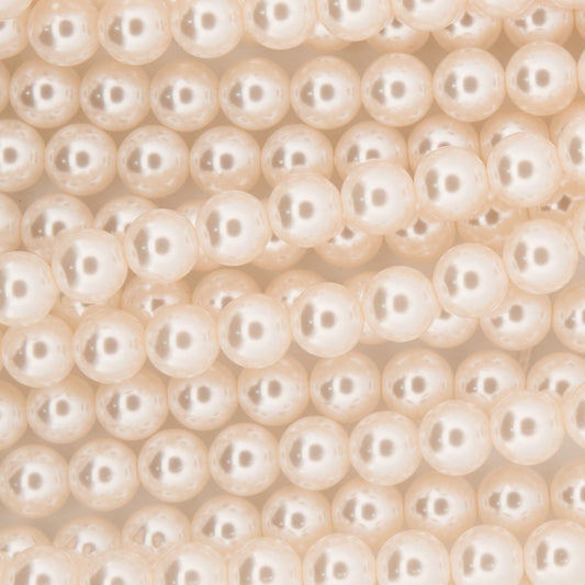 Perla Shell 02 Beige 6mm x Sarta