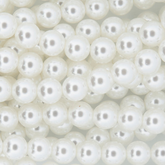 Perla Shell 01 Blanca 8mm x Sarta