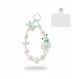 Llavero Blanco Perrito Peludo