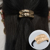 Pony Cuff Chunky Tallado Doble Rodinado