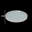 Molde De Silicona Portavasos Circular 12.5 cm Para Resina