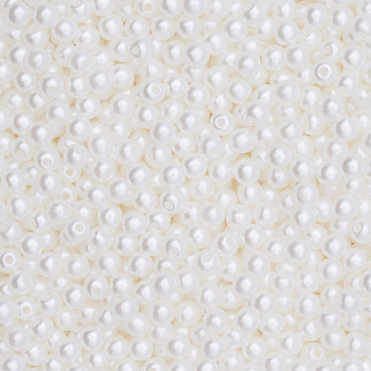 Perla Plástica Blanca 5mm
