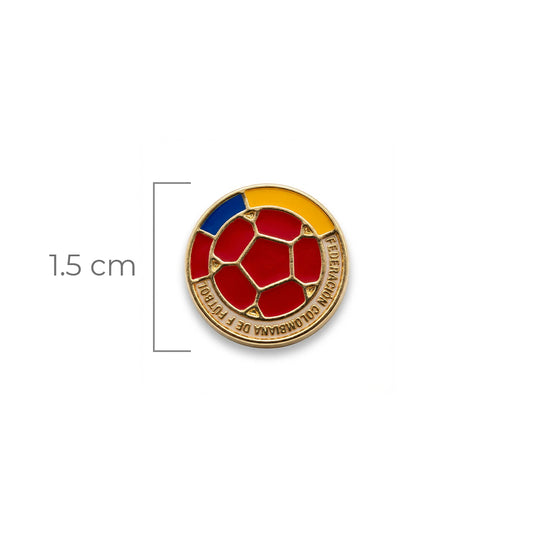 Dije Escudo Selección Colombia Doble Cara Gold Filled
