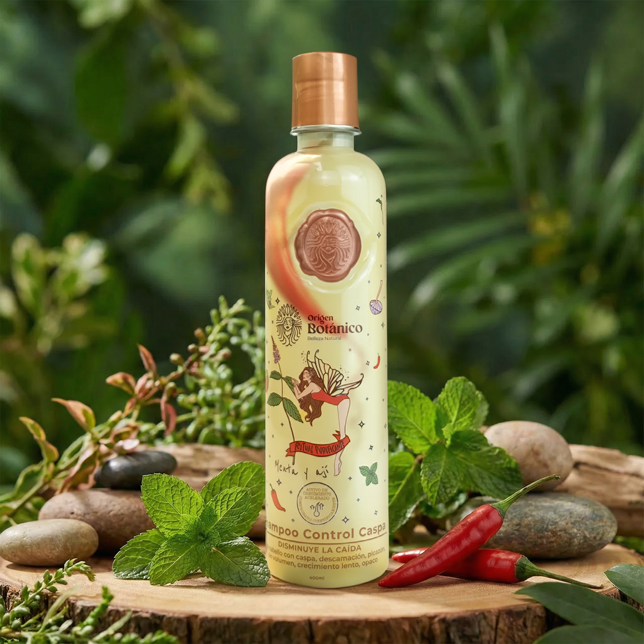 Shampoo Control Caspa Ají Ritual Botanico x 400ml